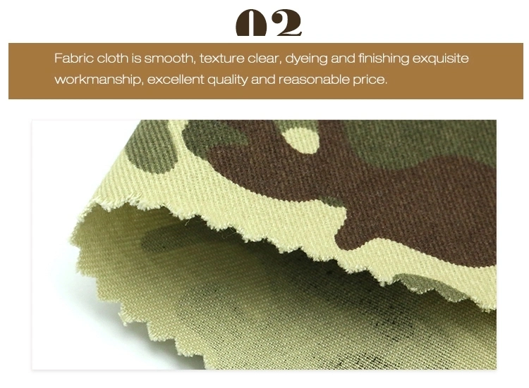 New Arrival Wholesale Tc Camo Ripstop Fabric Plain Woven Twill Camouflage Uniform Fabric